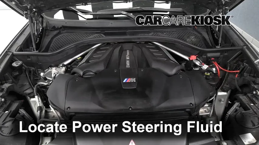 2015 BMW X5 M 4.4L V8 Turbo Power Steering Fluid Check Fluid Level